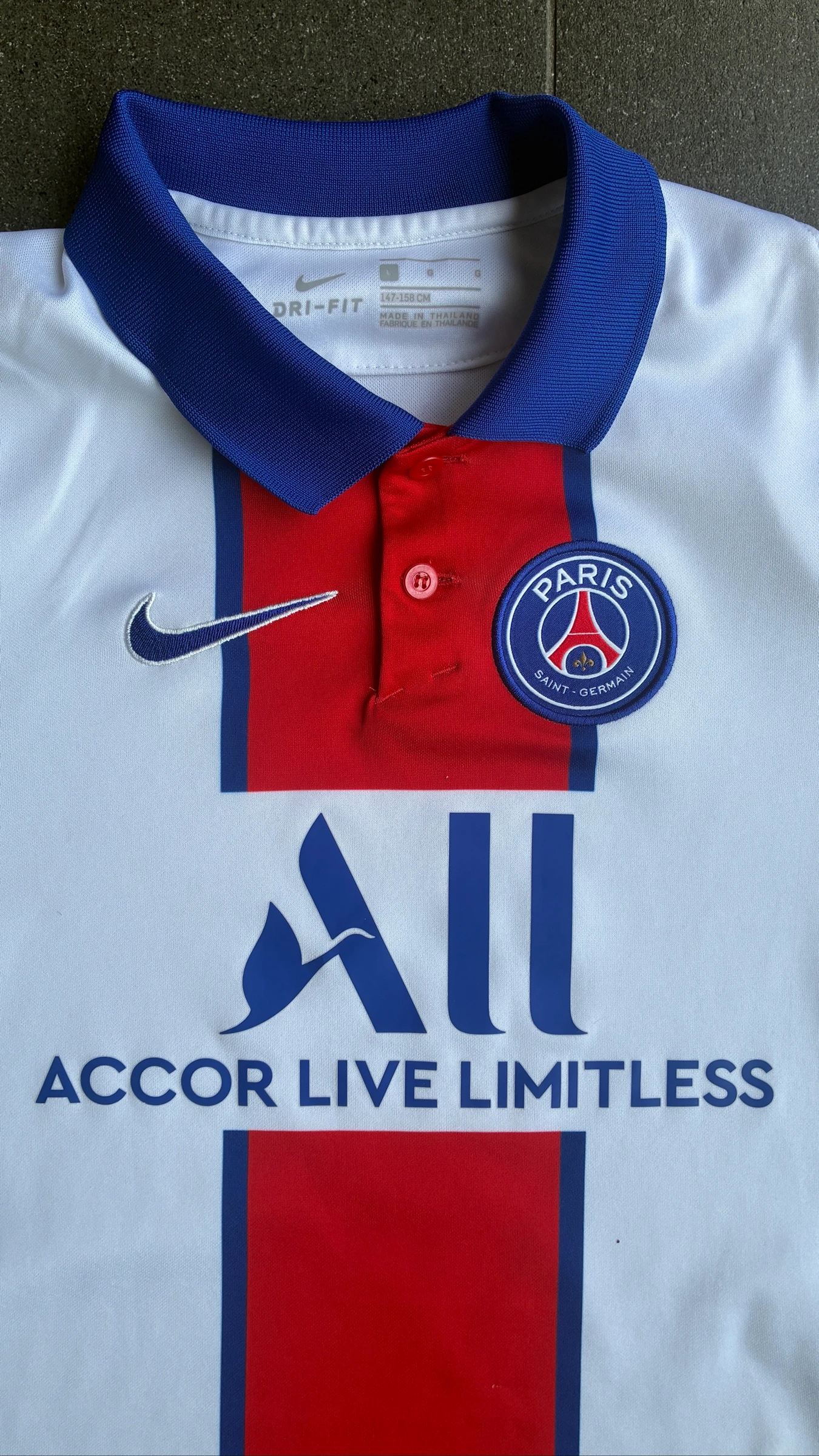 Camisa PSG – Tamanho G infantil (PP adulto) – photo 4